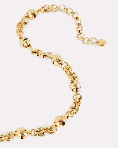 Shop Brinker & Eliza Billie Knot Chain Necklace In Gold