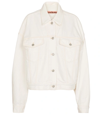 Shop Acne Studios Denim Jacket In White