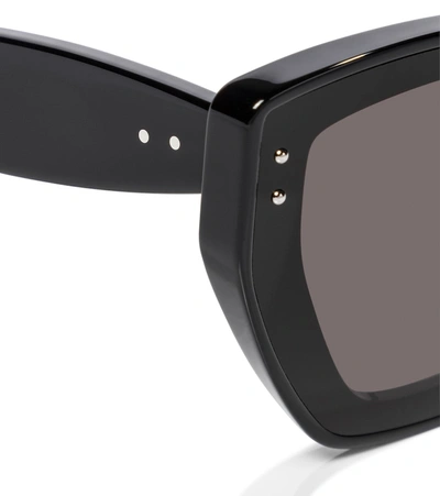 Shop Alaïa Square Acetate Sunglasses In Black