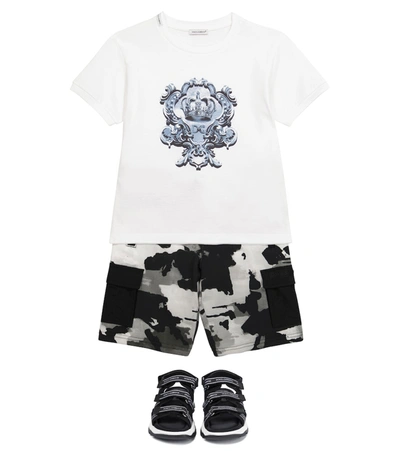 Shop Dolce & Gabbana Cotton Jersey T-shirt In White