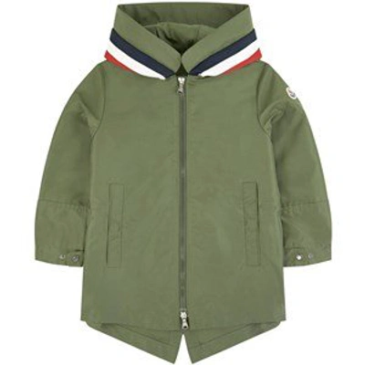 Shop Moncler Green Waterproof Windbreaker