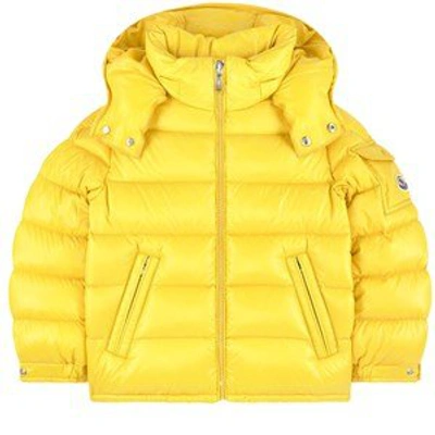 Shop Moncler Kids In Yellow
