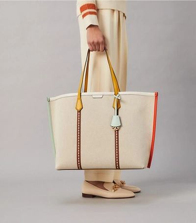 Tory Burch Perry Over-Sized Canvas Tote