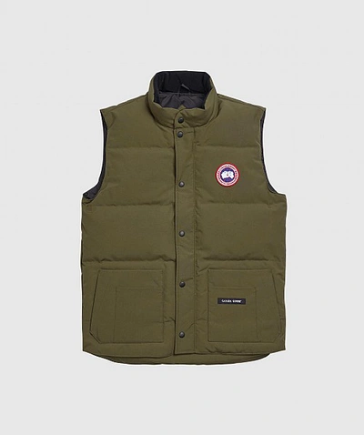Shop Canada Goose Freestyle Gilet Vest In Green