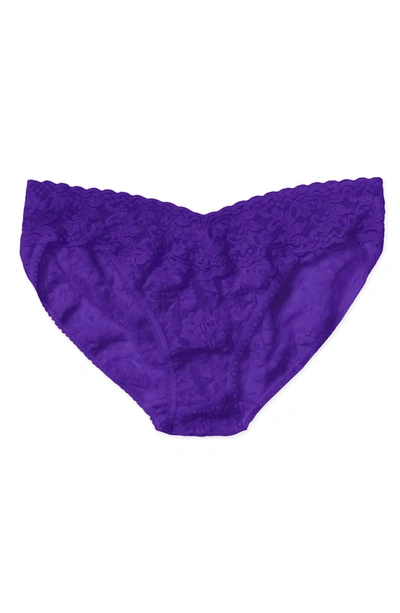 Shop Hanky Panky Signature Lace Vikini In Electric Purple