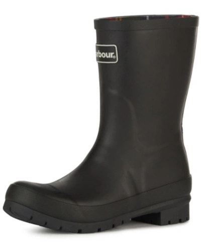 Shop Barbour Women's Banbury Mid-cut Rain Boots In Black