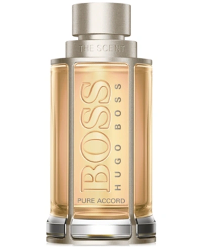 Shop Hugo Boss Men's Boss The Scent Pure Accord Eau De Toilette Spray, 3.3-oz.