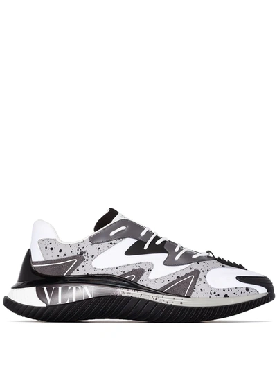 Shop Valentino Wade Runner Low-top Sneakers In White