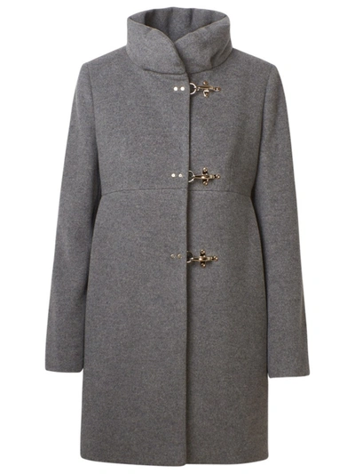 Shop Fay Grey Wool Coat