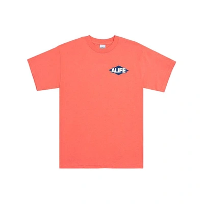 Shop Alife Drafting Tee (watermelon) In Red