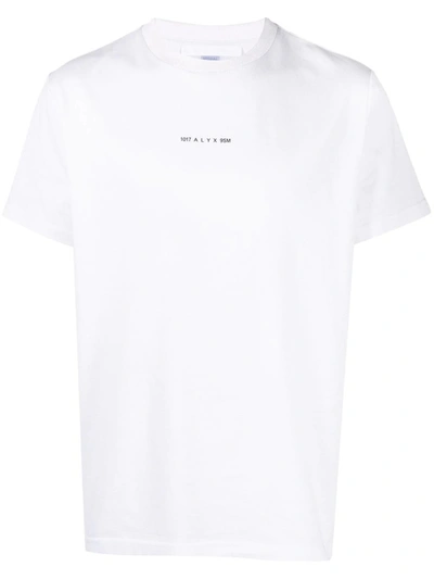 Shop Alyx Logo-print Short-sleeve T-shirt In White