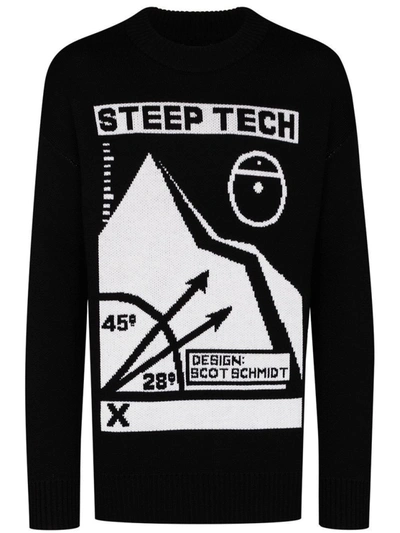 Shop The North Face Steep Tech Knit Sweater In Black