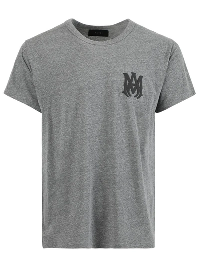 Shop Amiri Grey Ma Logo T-shirt