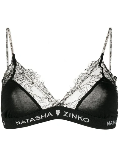 Shop Natasha Zinko Black Lace Bra