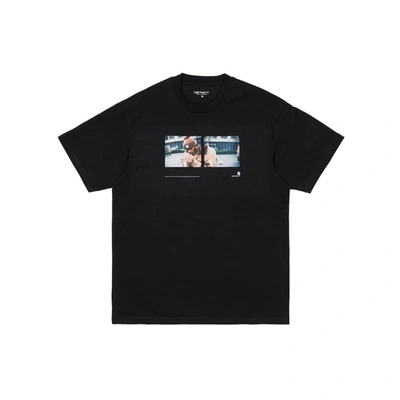 Shop Carhartt S/s Backyard T-shirt (black)
