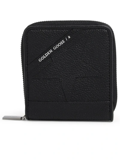 Shop Golden Goose Black Leather Wallet