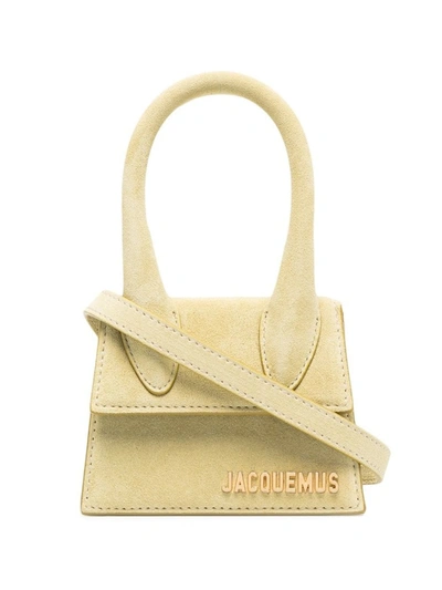 Shop Jacquemus Le Chiquito Mini Top-handle Bag In Neutrals
