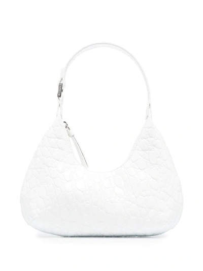 Shop By Far Baby Amber Shoulder Bag In White