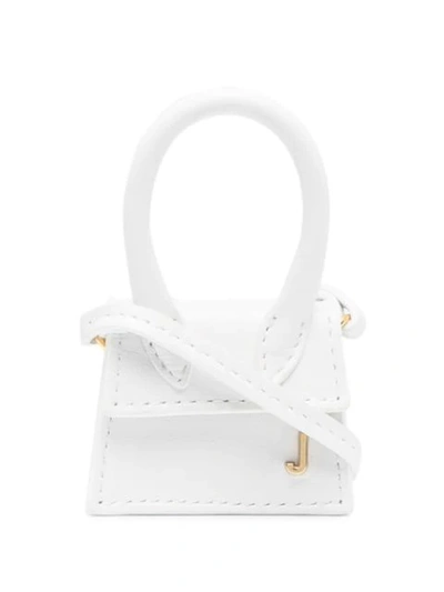 Shop Jacquemus Le Petit Chiquito Crossbody Bag In White