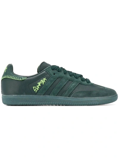 Shop Adidas Originals Samba Sneaker, Green Night