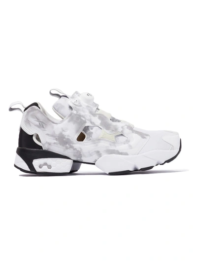 Shop Reebok Instapump Fury Sneakers In White Nylon