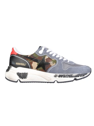 Shop Golden Goose Running Multicolor Leather Sneakers