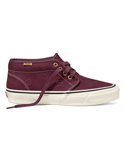 Shop Vans X Lqqk Studio Chukka Boot, Burgundy In Purple