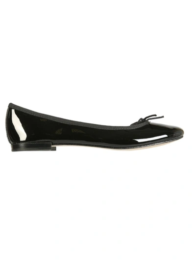 Shop Repetto Cendrillon Black Patent Leather Flats