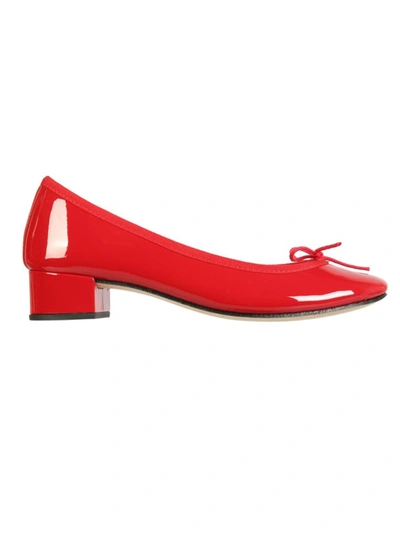Shop Repetto Camille Red Patent Leather Flats