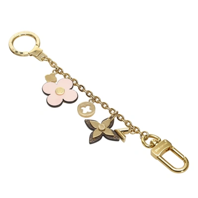 Pre-owned Louis Vuitton Sweet Monogram Charm Bracelet In Gold