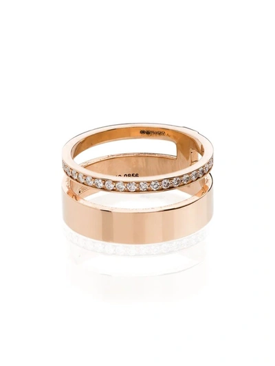 Shop Repossi Berbère Module 18kt Rose Gold Diamond Ring