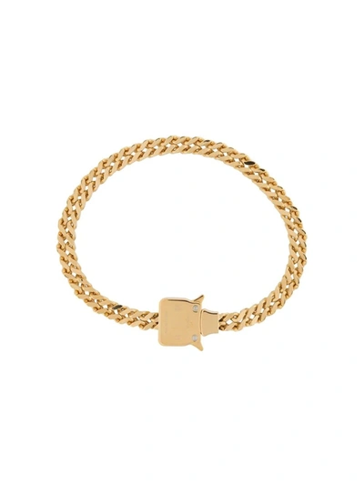 Shop Alyx Swoosh Hero Choker In Gold