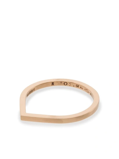 Shop Repossi Antifer 18kt Rose Gold Band Ring