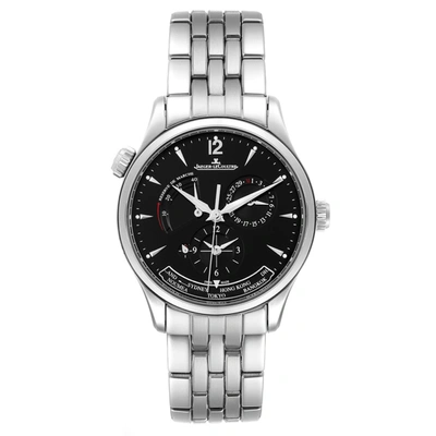 Shop Jaeger-lecoultre Master Geographic Steel Mens Watch 176.8.29.s Q1428171 In Not Applicable