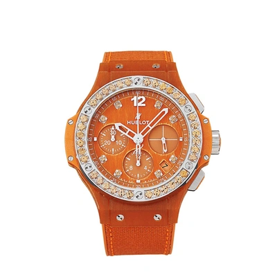 Shop Hublot Big Bang Orange Linen In Not Applicable