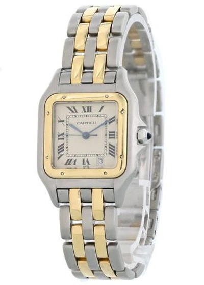 Shop Cartier Panthere 1100 Midsize Two -tone Ladies Watch In Not Applicable