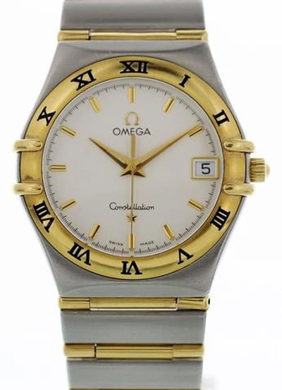 Pre-owned Omega Constellation 396.1201 Stainless Steel And 18k Yellow Gold Watch In Not Applicable