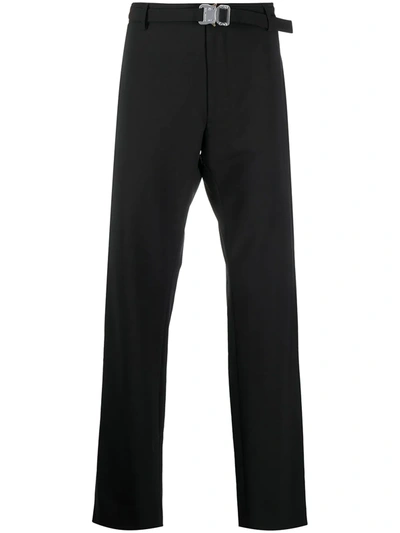 Shop Alyx High-rise Straight-leg Trousers In Black