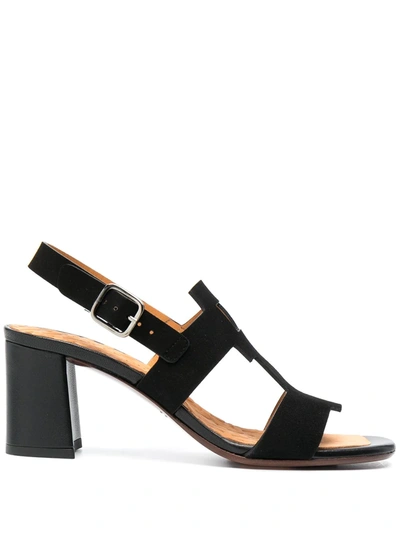 Shop Chie Mihara Lusca Block-heel Sandals In Black