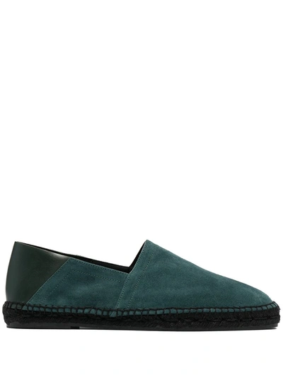 Shop Tom Ford Collapsible-heel Espadrilles In Green