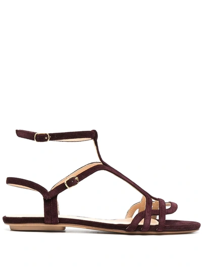 Shop Chie Mihara Yael Strappy Sandals In Purple