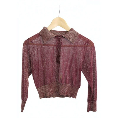 Pre-owned Suoli Brown Viscose Top