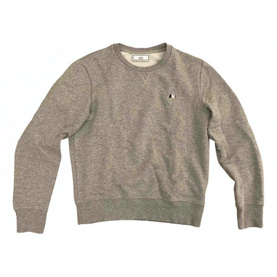 Pre-owned Ami Alexandre Mattiussi Grey Cotton Knitwear & Sweatshirts
