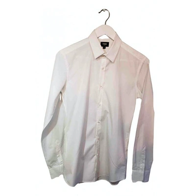 Pre-owned Fendi White Cotton Shirts