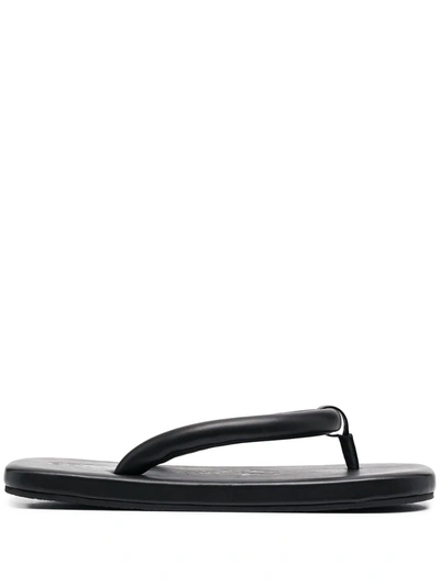 Shop Camperlab Hastalavista Leather Flip Flops In Black