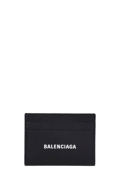 Shop Balenciaga Wallet In Black Leather