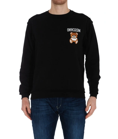 Shop Moschino Ready To Bear Sweatshirt In Black