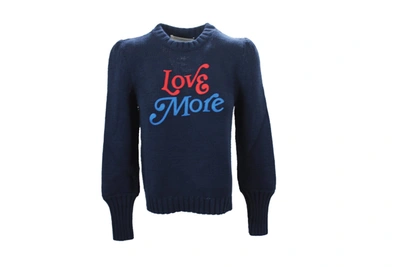 Shop Philosophy Di Lorenzo Serafini Love More Cotton Knit Jumper In Blue