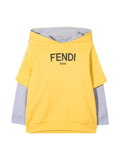Shop Fendi Yellow Teen In Gialla