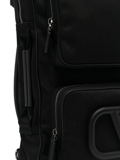 Shop Valentino Supervee One-strap Backpack In Black